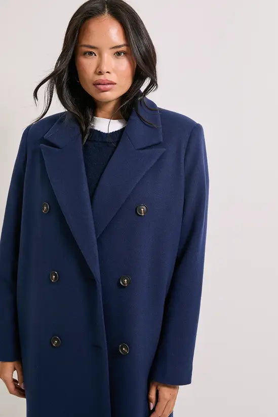 Maxi Length Double Breasted Coat