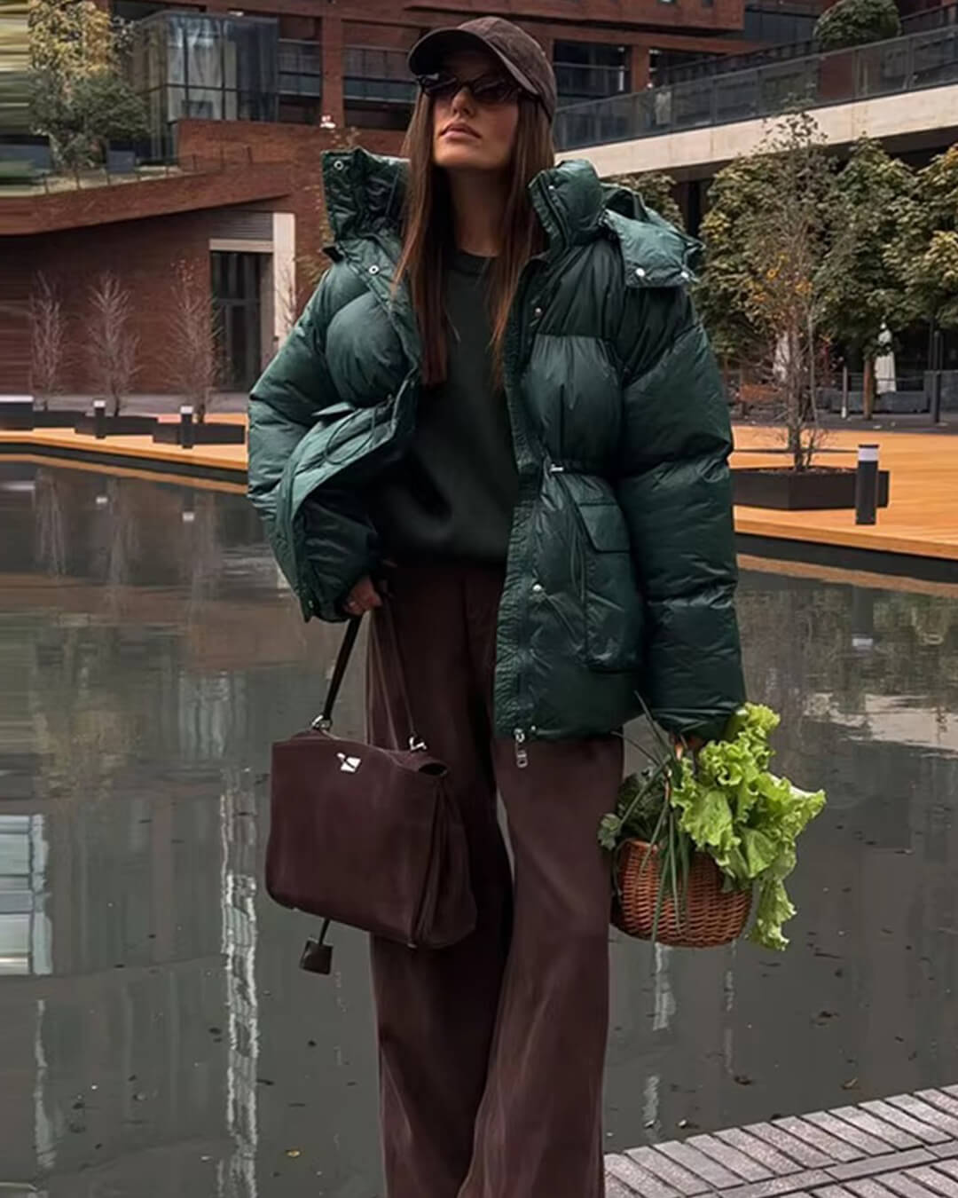 Jillian Glossy Puffer Jacket