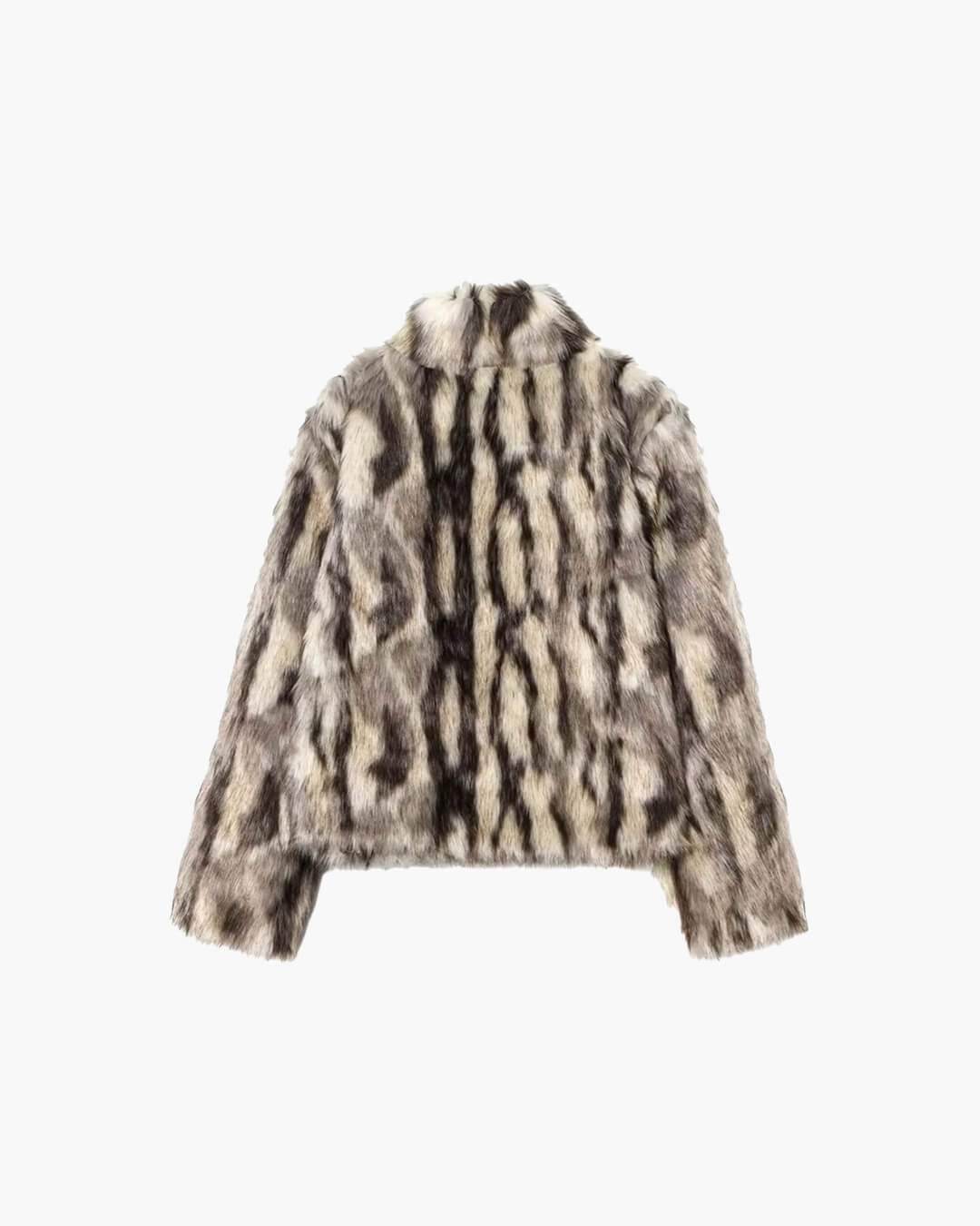 Josie Leopard Faux Fur Coat