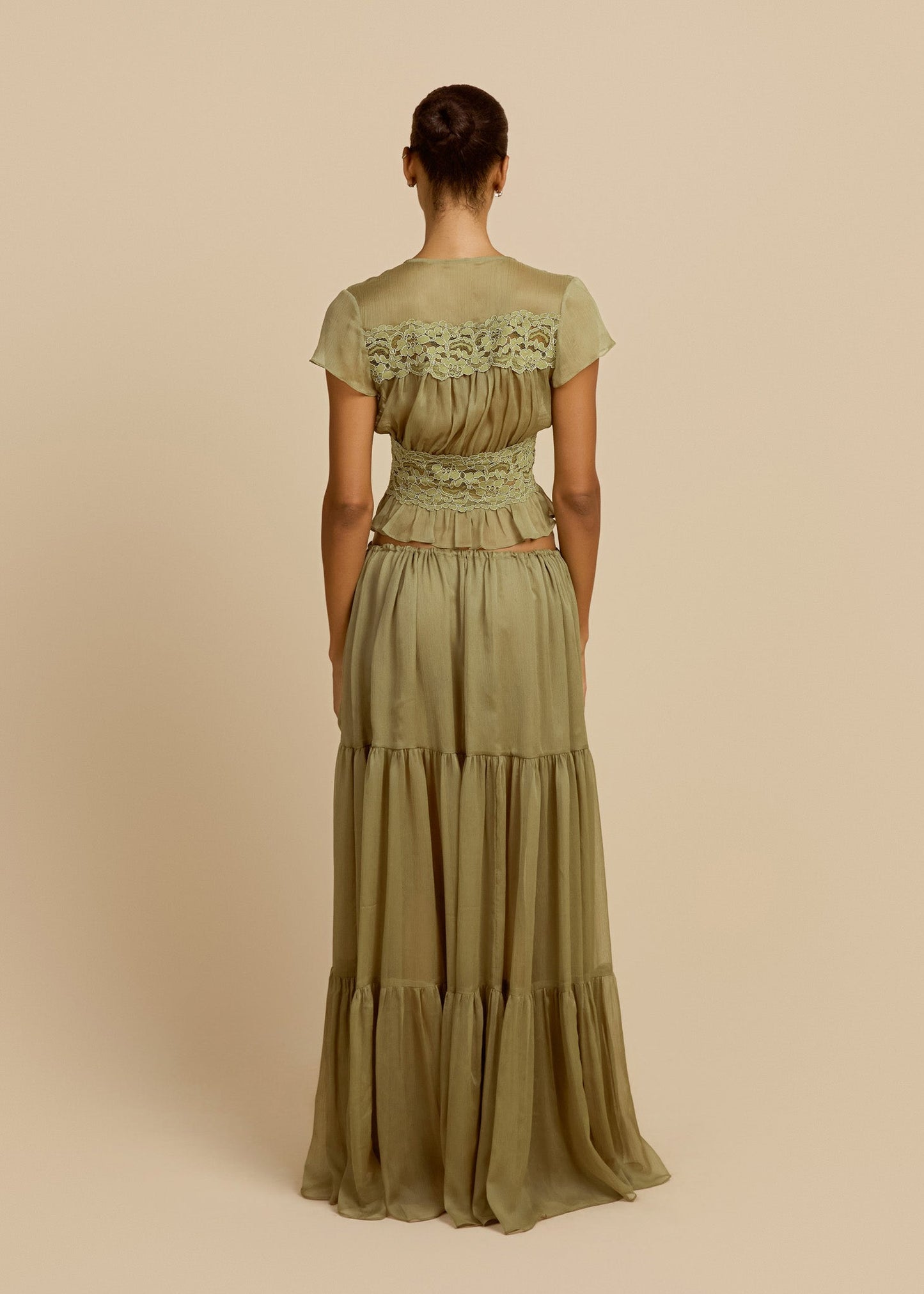 Seraphina Skirt Pistachio Set