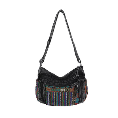 The "Nomad Heart" Artisanal Denim Bag