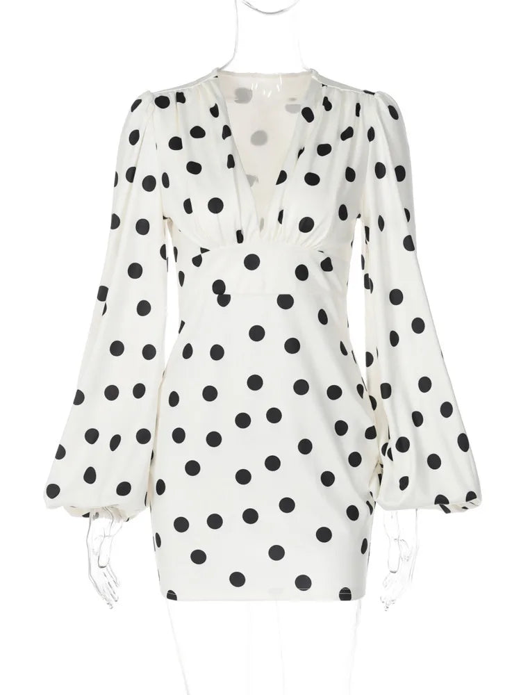 St. Tropez Polka Dot Mini Dress