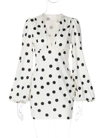 St. Tropez Polka Dot Mini Dress