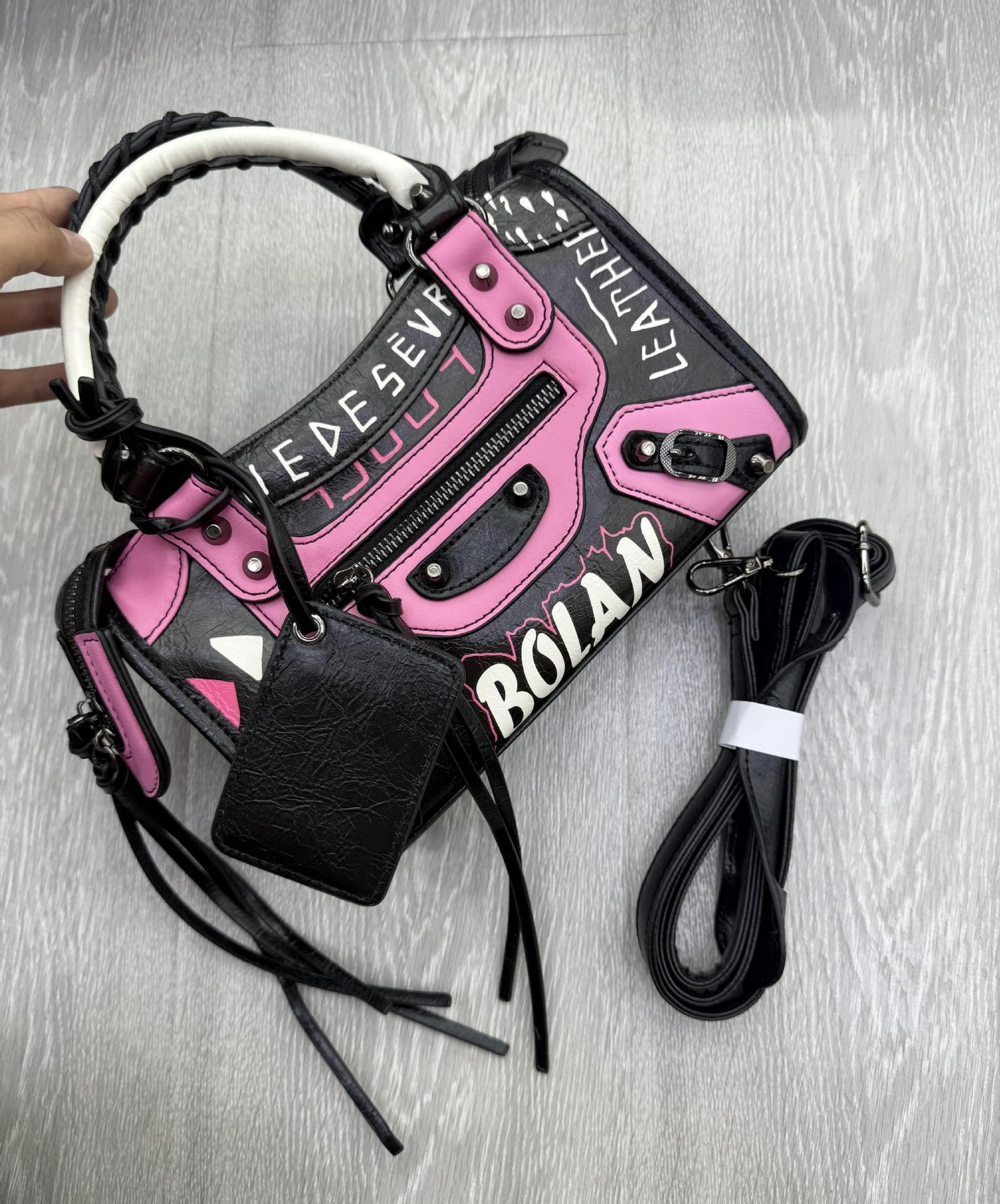 Vintage Graffiti Moto City Bag