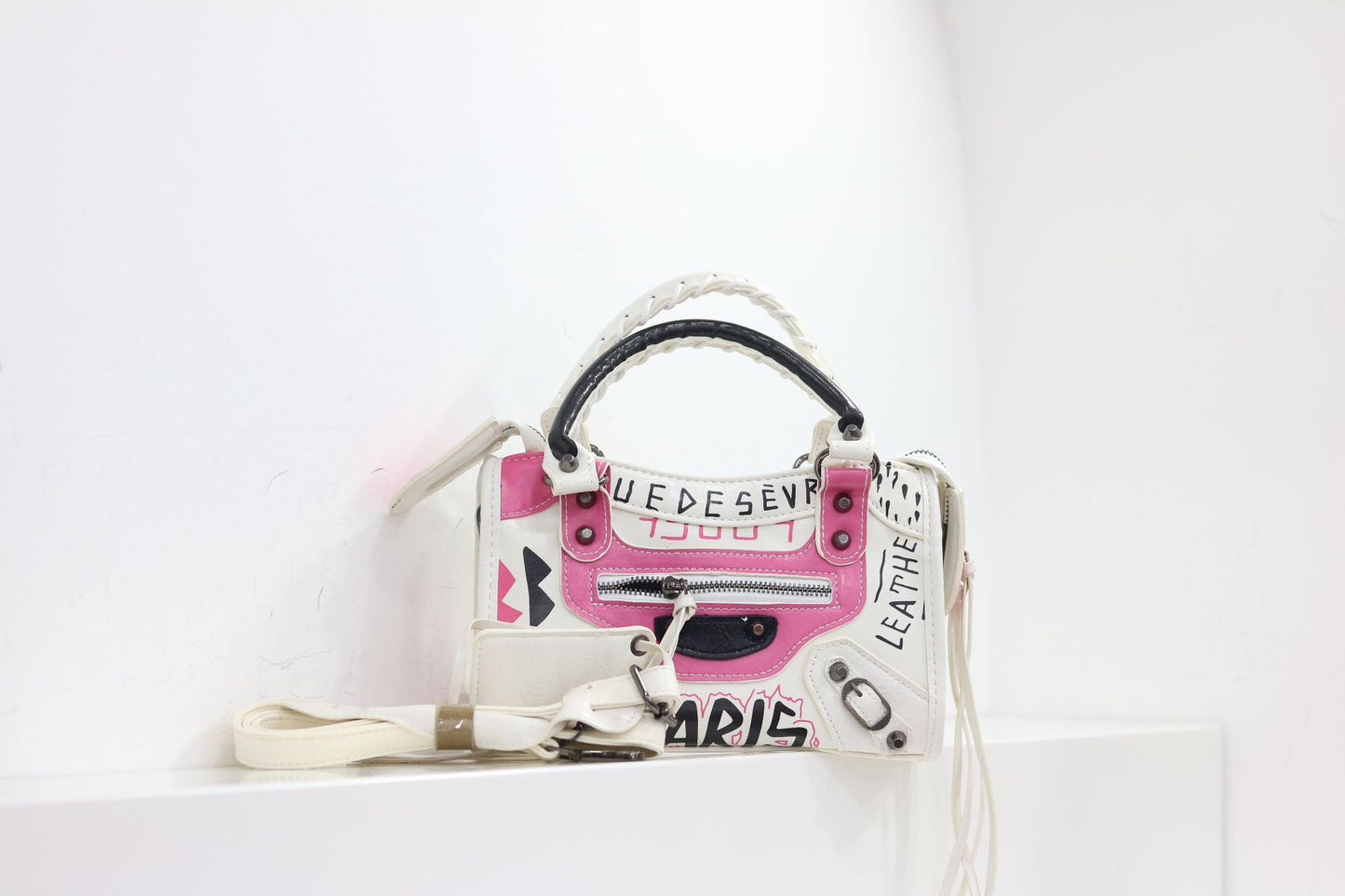 Vintage Graffiti Moto City Bag