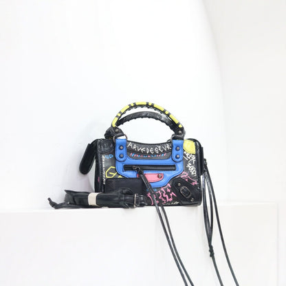 Vintage Graffiti Moto City Bag