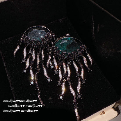 Luminous Drifter Deep Sea Jellyfish Dangle Earrings