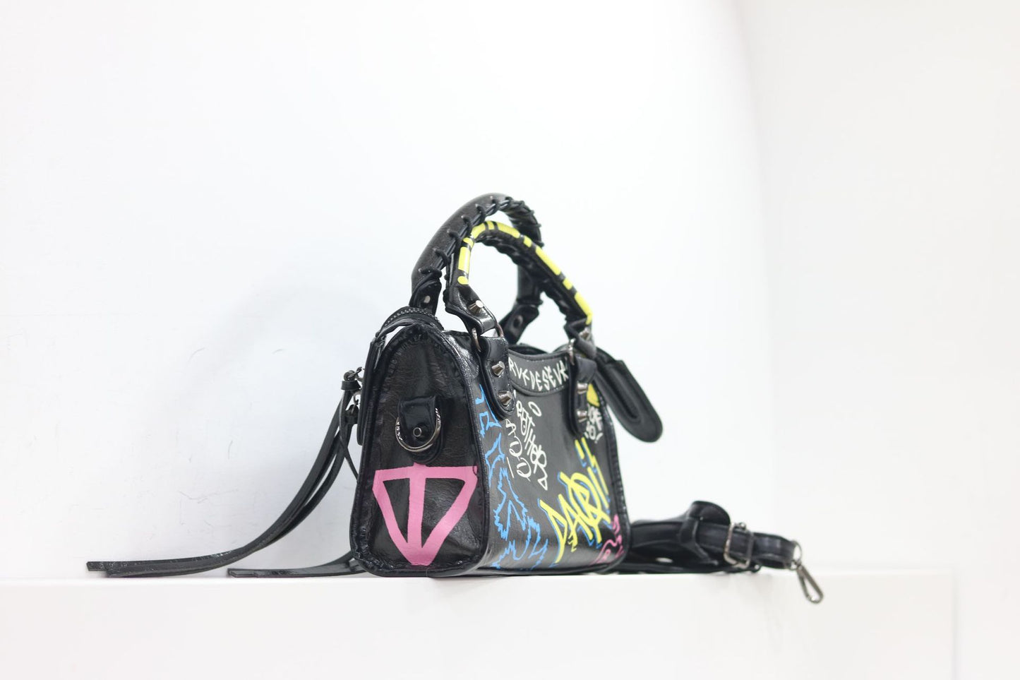 Vintage Graffiti Moto City Bag