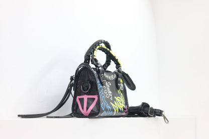 Vintage Graffiti Moto City Bag