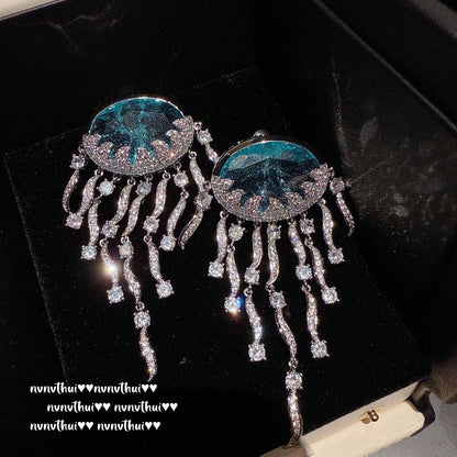 Luminous Drifter Deep Sea Jellyfish Dangle Earrings