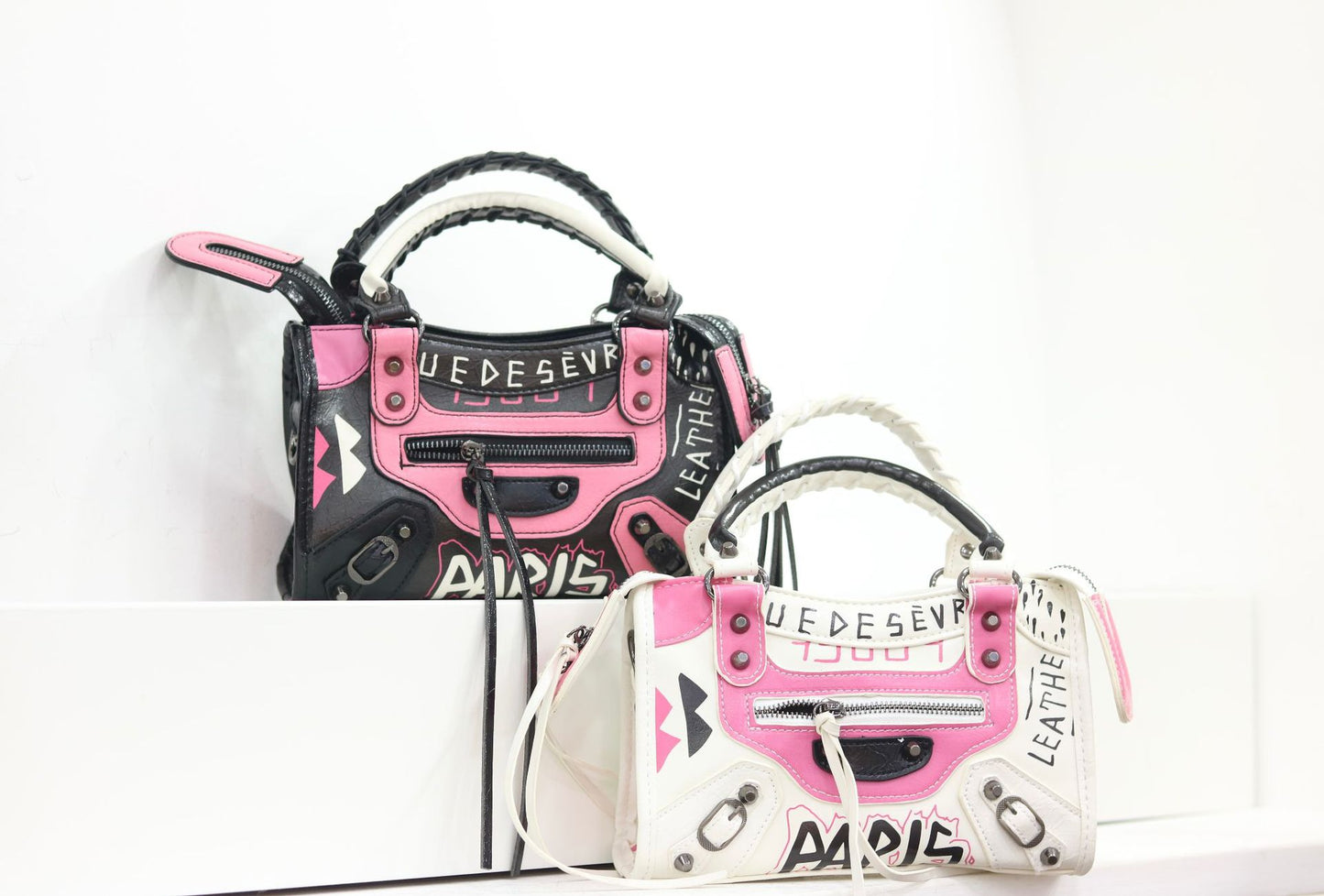 Vintage Graffiti Moto City Bag