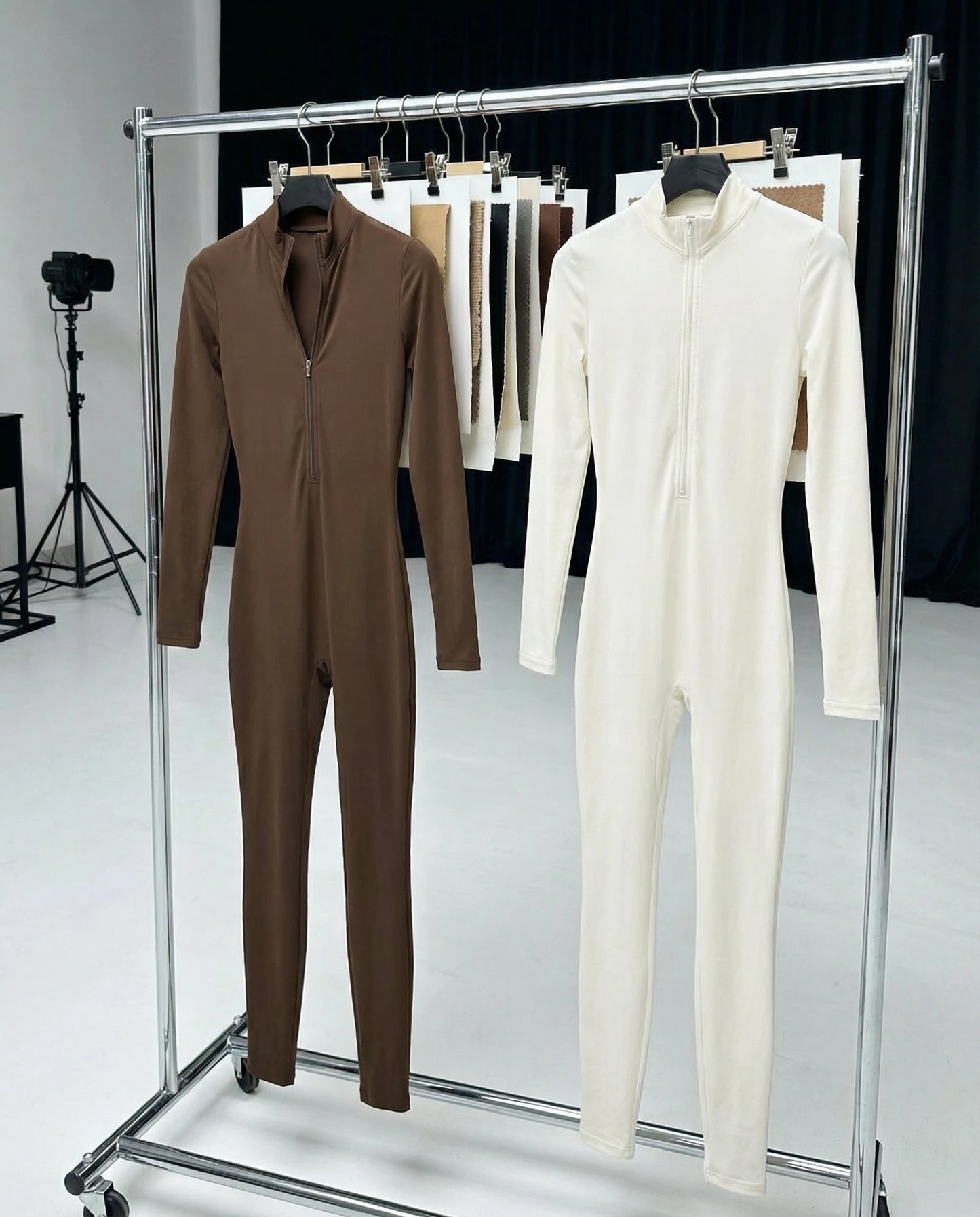 "Alpine Chic" Zip-Front Thermal Jumpsuit