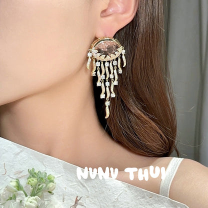 Luminous Drifter Deep Sea Jellyfish Dangle Earrings