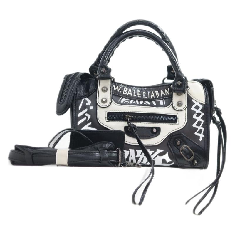 Vintage Graffiti Moto City Bag