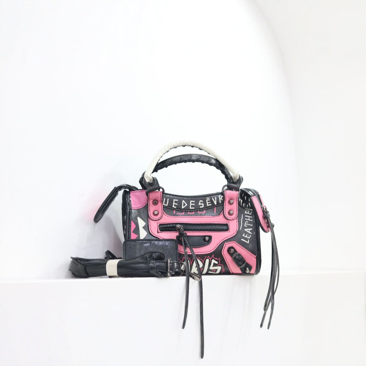 Vintage Graffiti Moto City Bag