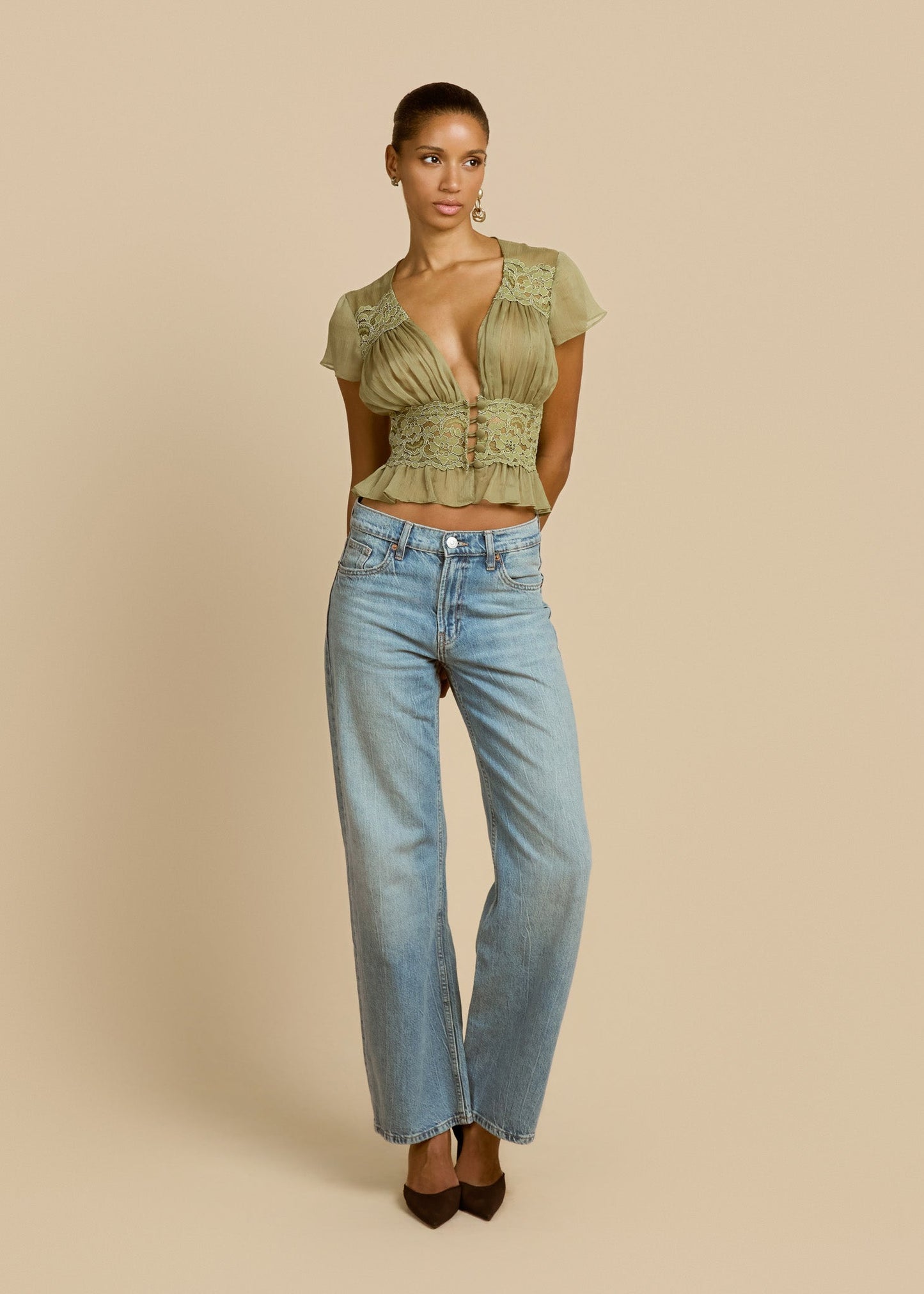 Seraphina Skirt Pistachio Set