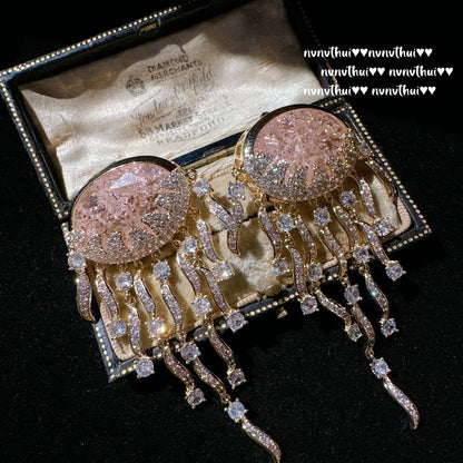 Luminous Drifter Deep Sea Jellyfish Dangle Earrings