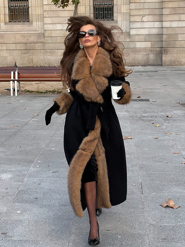 Adriana Faux Fur Coat