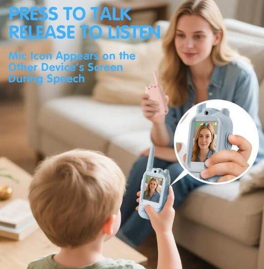 🔥 Black Friday Sale Is On Fire!📞 2PCS Kids Video Walkie Talkies Toys🎄