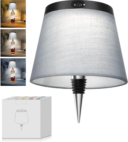 Bottle Lamp – RGB Rechargeable Light for Wine & Whiskey Bottles