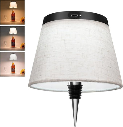 Bottle Lamp – RGB Rechargeable Light for Wine & Whiskey Bottles