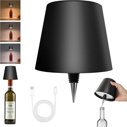 Bottle Lamp – RGB Rechargeable Light for Wine & Whiskey Bottles