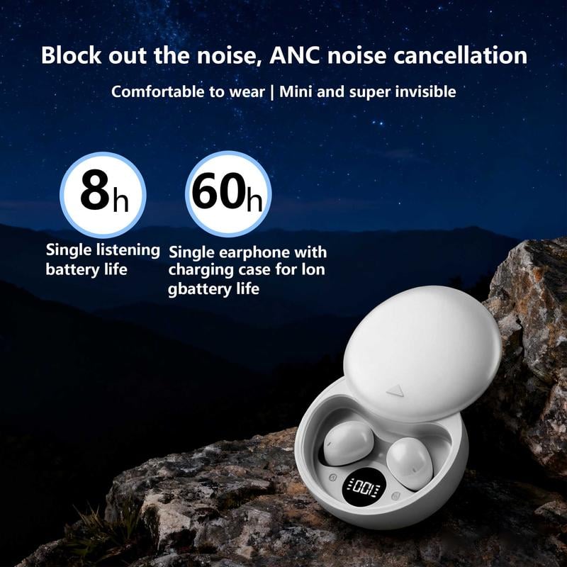Bluetooth 5.4 Noise-Cancelling In-Ear Headphones