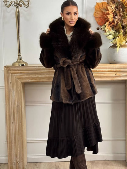 Louise Faux Fur Coat
