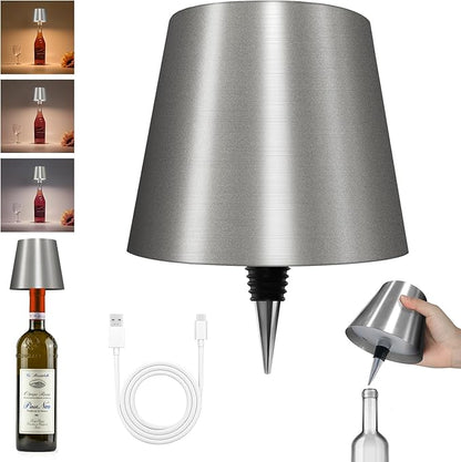 Bottle Lamp – RGB Rechargeable Light for Wine & Whiskey Bottles