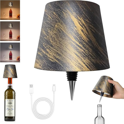 Bottle Lamp – RGB Rechargeable Light for Wine & Whiskey Bottles