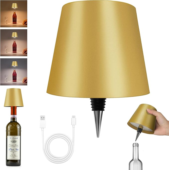 Bottle Lamp – RGB Rechargeable Light for Wine & Whiskey Bottles
