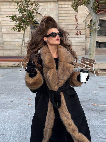 Adriana Faux Fur Coat