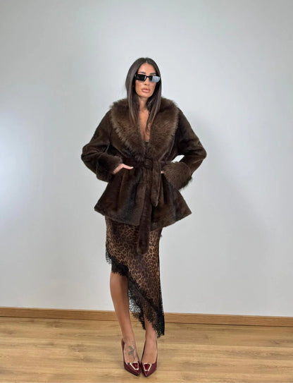 Louise Faux Fur Coat