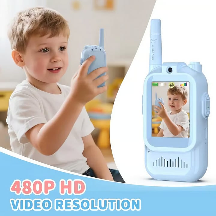 🔥 Black Friday Sale Is On Fire!📞 2PCS Kids Video Walkie Talkies Toys🎄