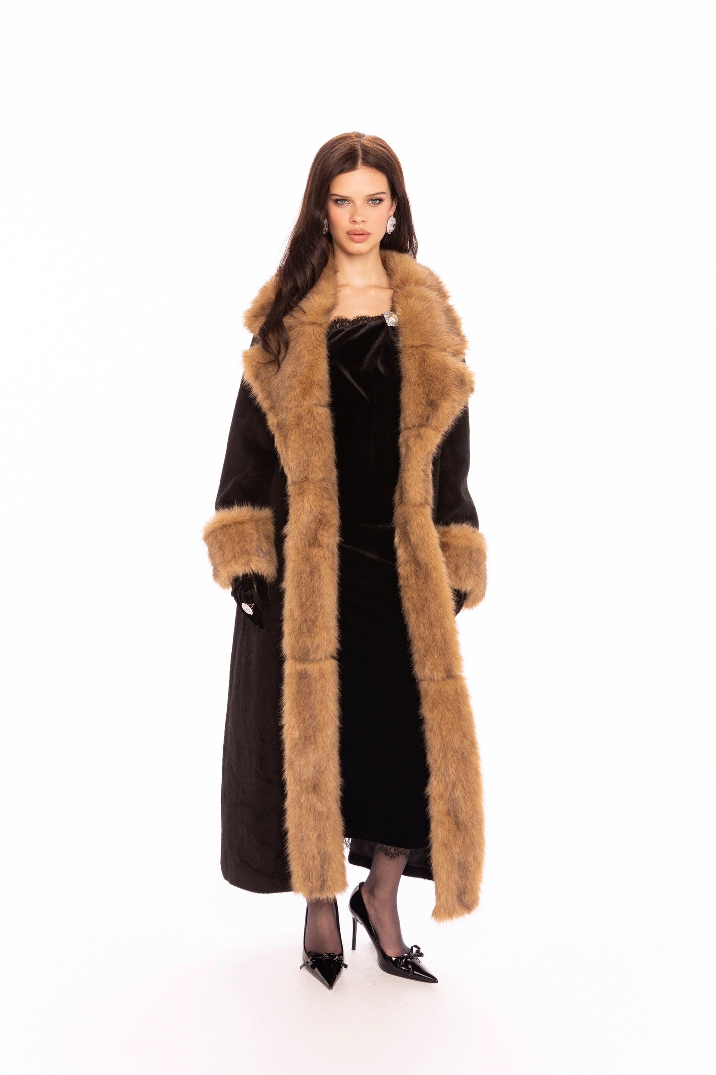 Adriana Faux Fur Coat