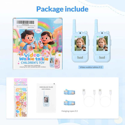 🔥 Black Friday Sale Is On Fire!📞 2PCS Kids Video Walkie Talkies Toys🎄