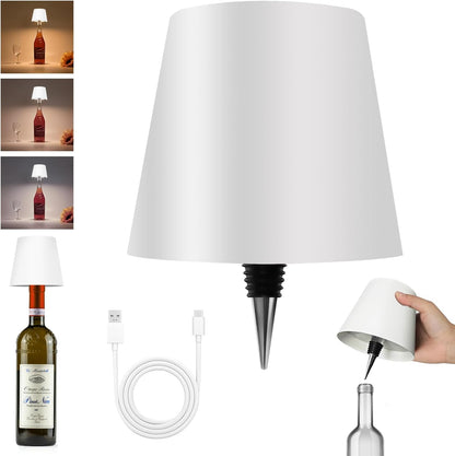 Bottle Lamp – RGB Rechargeable Light for Wine & Whiskey Bottles