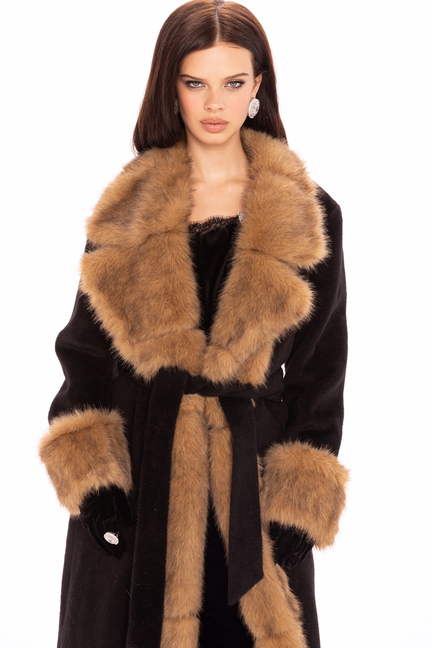 Adriana Faux Fur Coat
