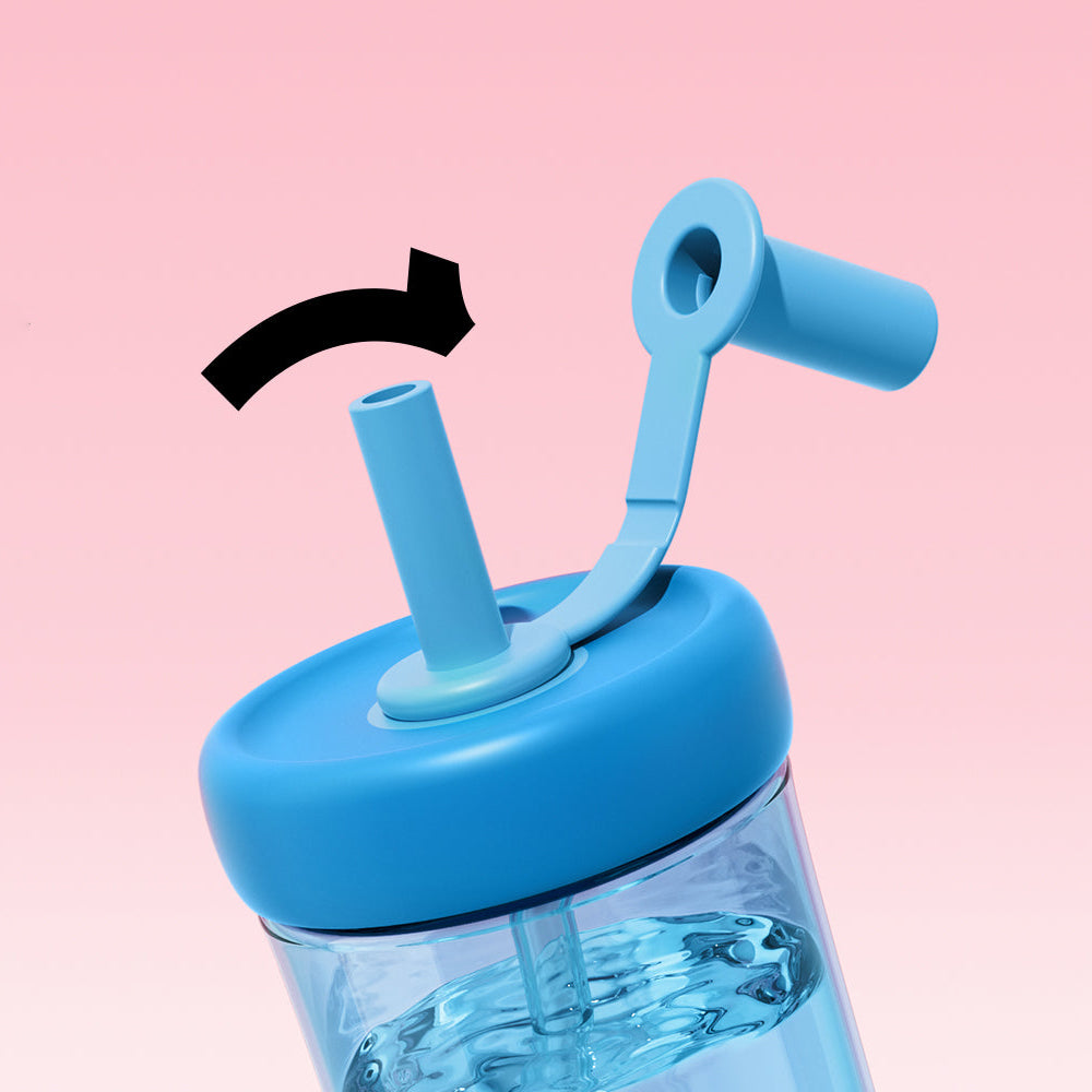 Baby tumblers 100% Leak-proof Tritan Straw Cup