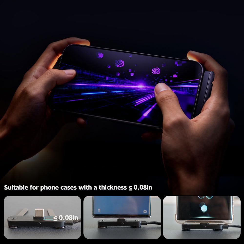 The Multi-Tasker Cable: 2-in-1 Charge & Play Stand