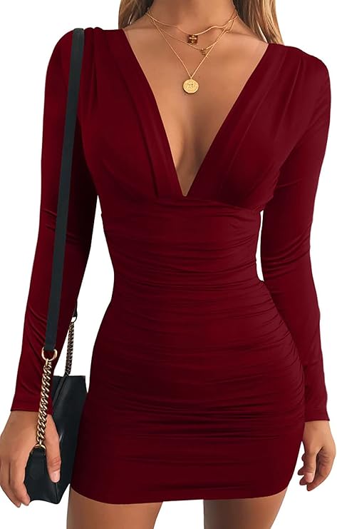 The Seraphina Ruched Sculpture Dress