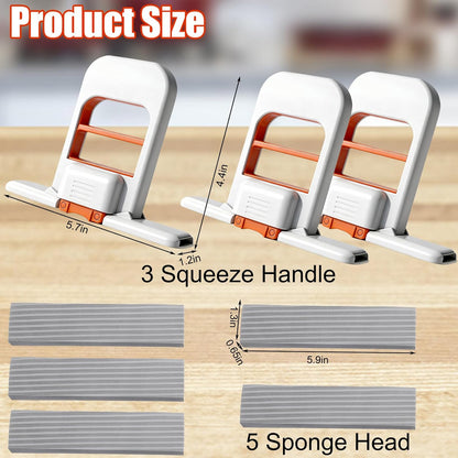 Mini Foldable Desktop Mop – Mop for Wet & Dry