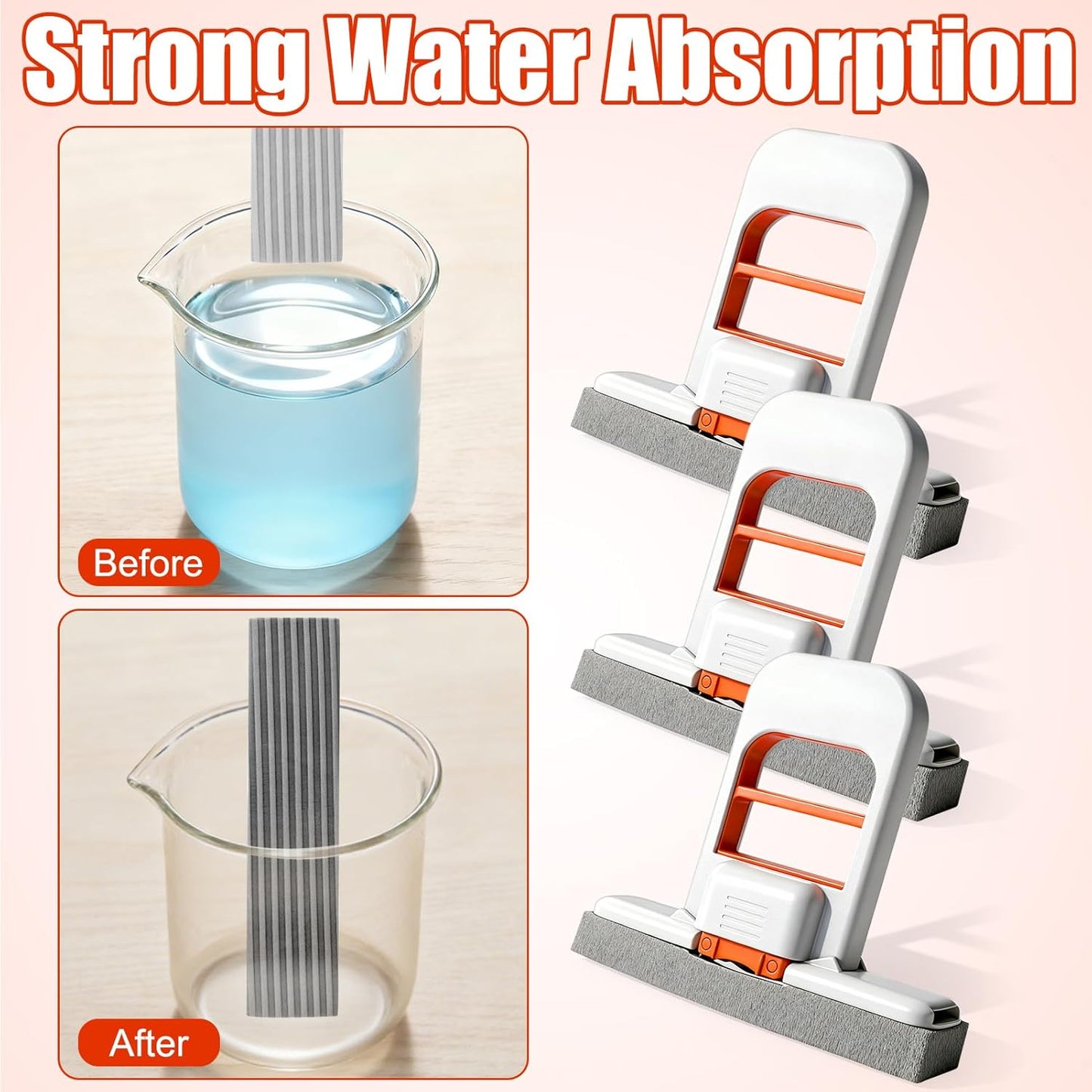 Mini Foldable Desktop Mop – Mop for Wet & Dry