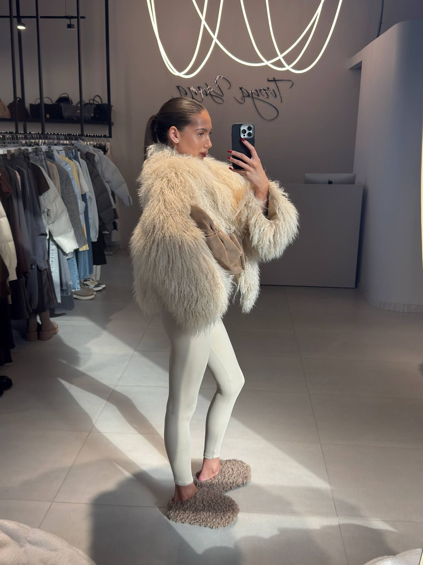 Reese Short Faux Fur Coat