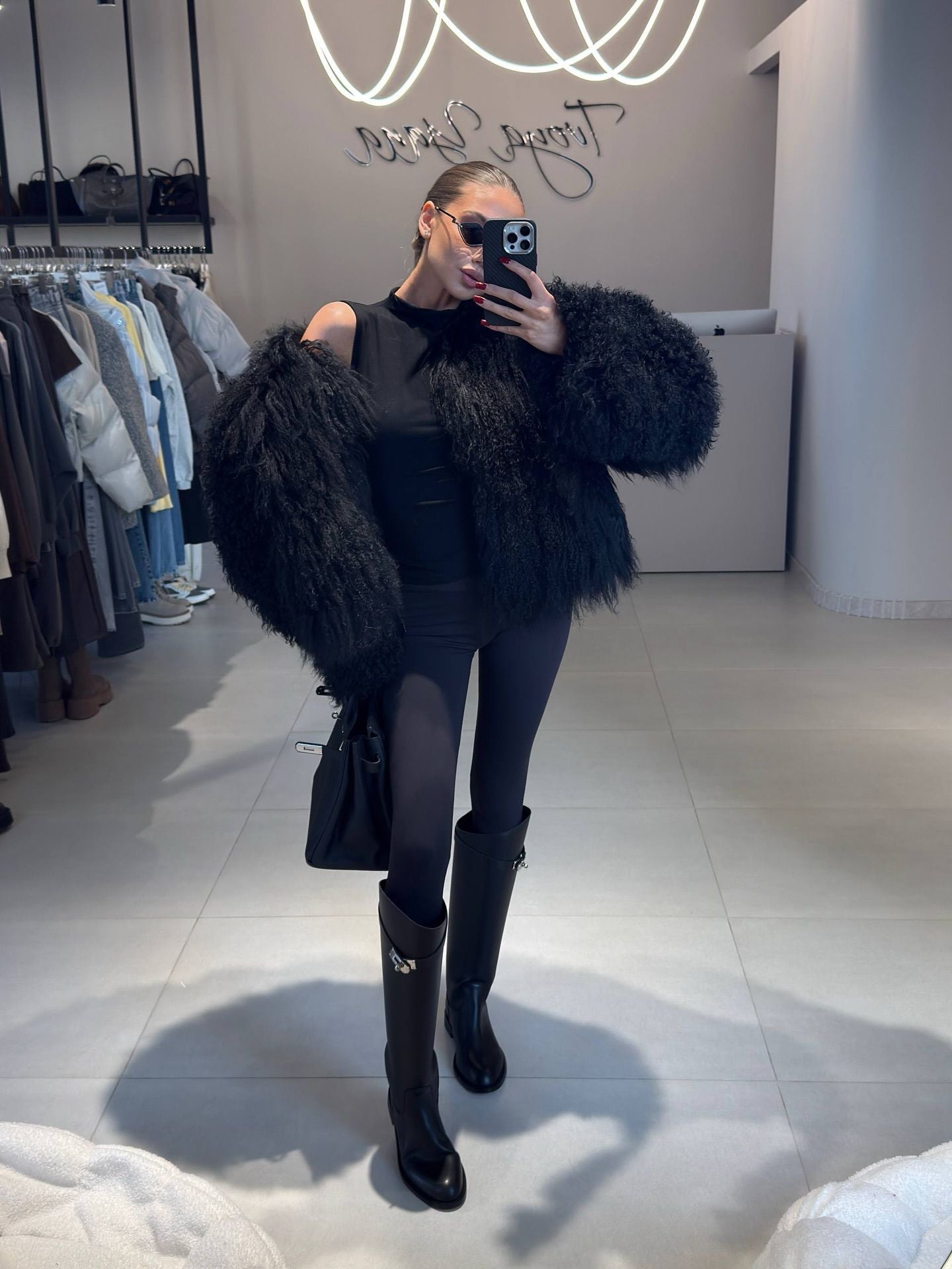 Reese Short Faux Fur Coat