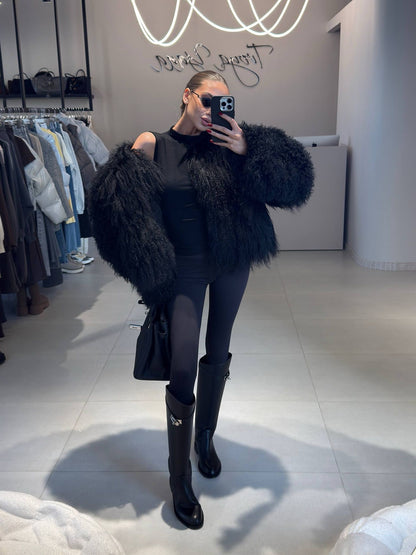 Reese Short Faux Fur Coat