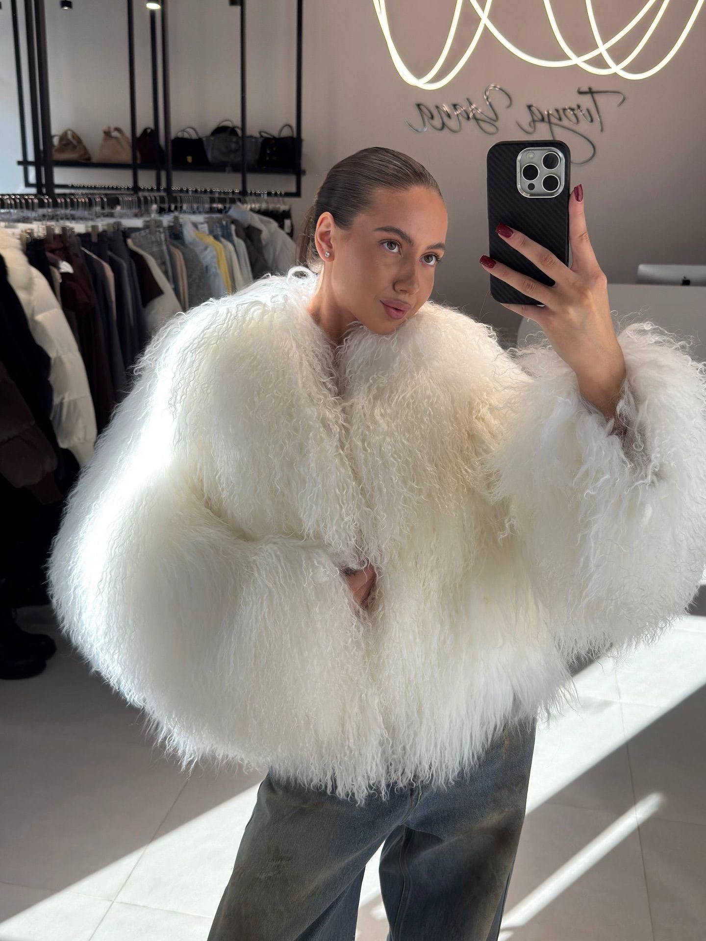 Reese Short Faux Fur Coat