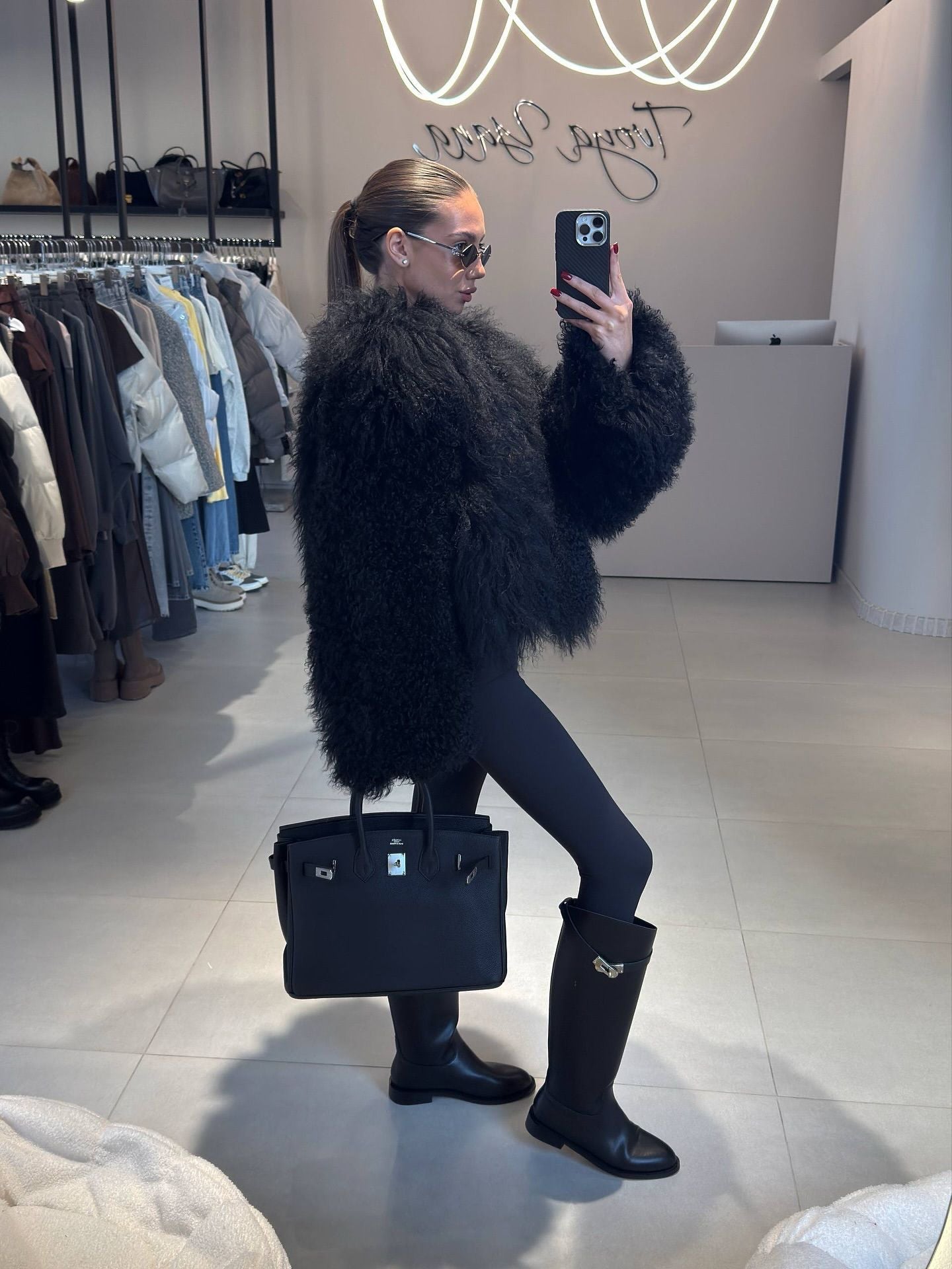 Reese Short Faux Fur Coat