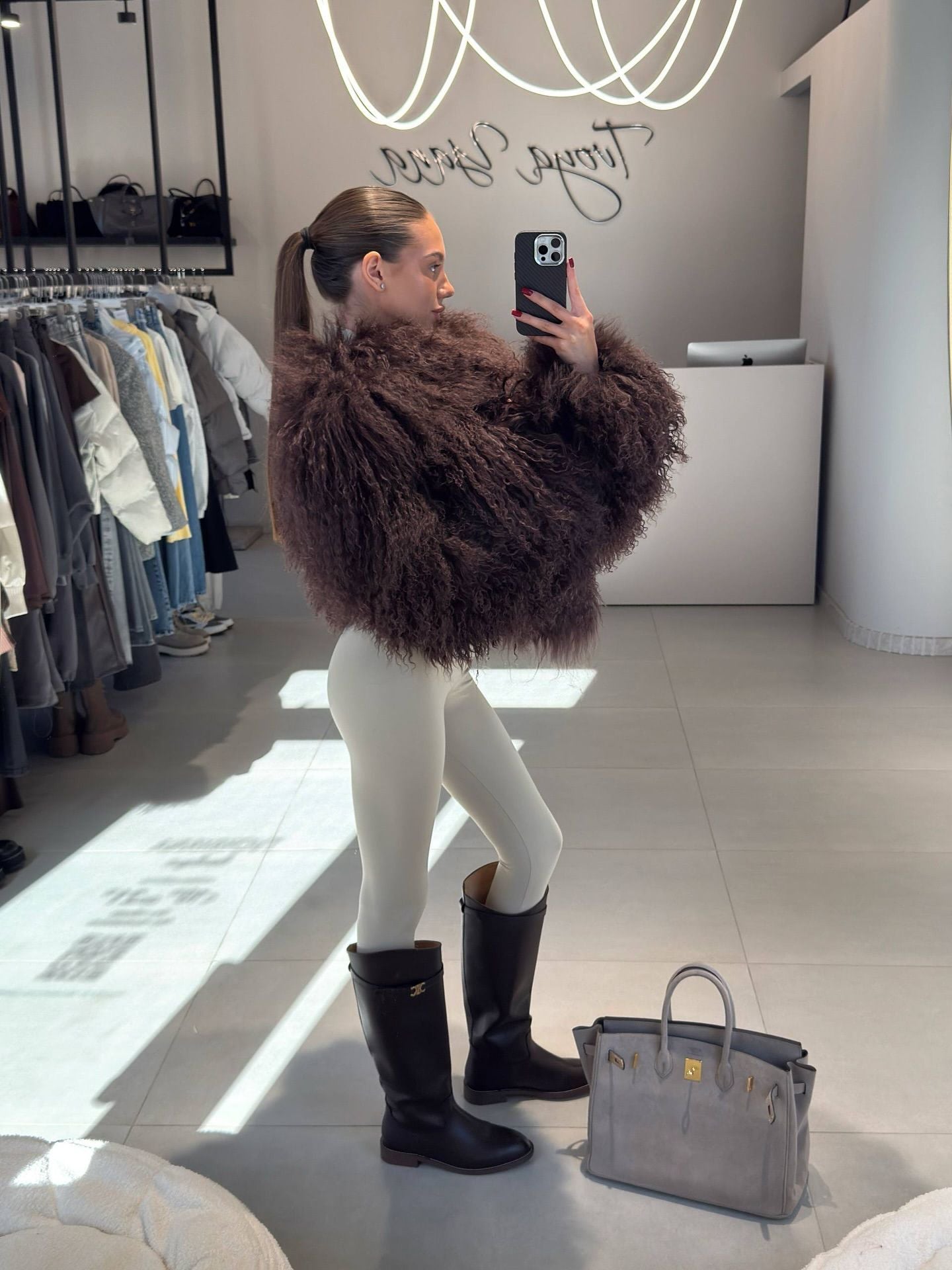 Reese Short Faux Fur Coat