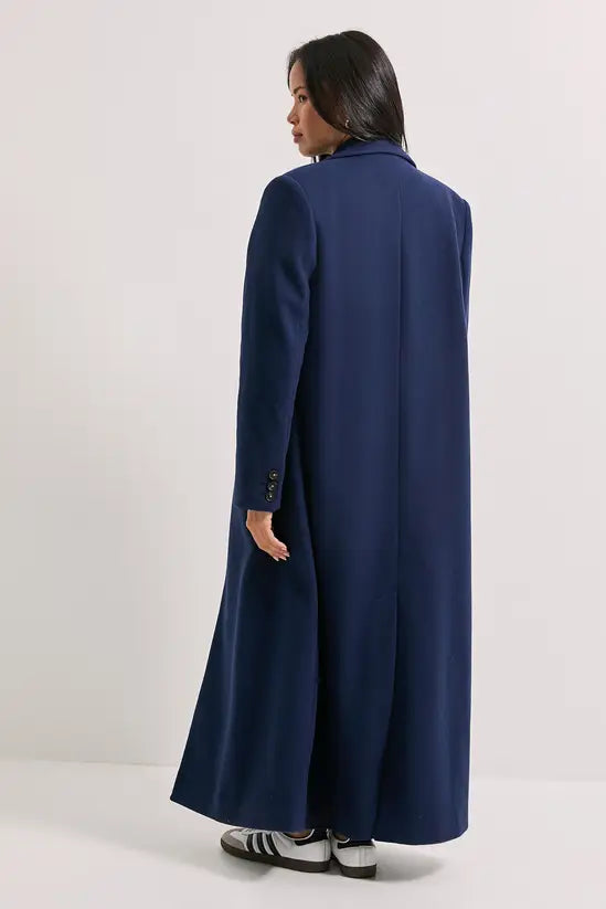 Maxi Length Double Breasted Coat